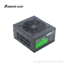 Fuente de alimentación de 80Plus 600W totalmente modular